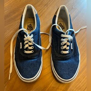 Vans Blue Denim Era 59 Sneakers